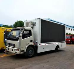 China Dongfeng Mobile Big Screen Truck 4800*2080mm , 4*2 Mobile Sound Stage Truck Waterproof for sale
