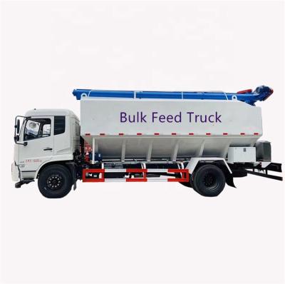 China 10 Ton Bulk Feed Truck Delivery Truck 90km/H 4x2 Diesel Fuel Type for sale