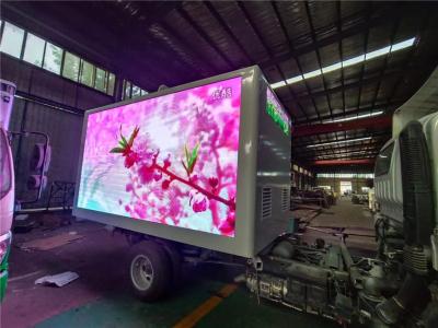 China P5 P6 Ad Digital Billboard Mobile LED Display Truck Outdoor Full Color With Generator for sale