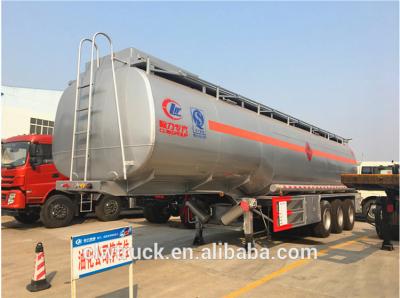 China 45000 Liter wässern Palmen-Heizöl-Behälter-Tanker-halb Anhänger durch Kohlenstoffstahl zu verkaufen