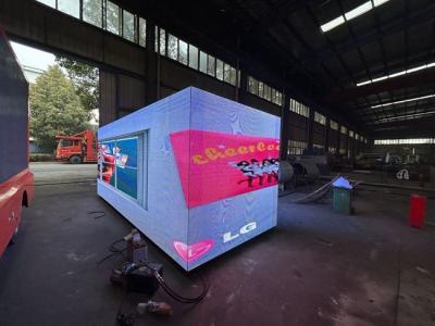 China Digital LED Billboard Advertising Truck Frameless LED Screen Truck Box for sale