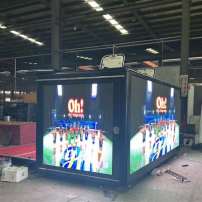 China Promotional Event P3 LED Advertising Van Box Outdoor Mobile LED Video Truck for sale