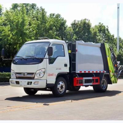 중국 Foton Euro 4 Rear Loader Garbage Truck Diesel Garbage Truck With Compactor 판매용