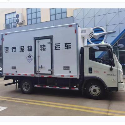 China Foton 5tons Medical Refuse Transfer Vehicle Euro III 95km/H Clinical Waste Transfer Vehicle à venda