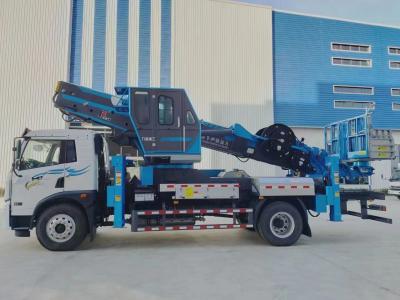 중국 190HP High Altitude Operation Trucks 45m Truck Mounted Aerial Work Platform Truck 판매용