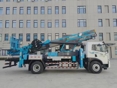 China 140KW Aerial Work Platform Truck 6 Wheeled EURO 3 Diesel Bucket Truck à venda