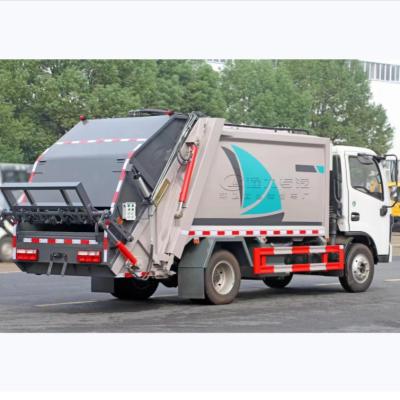 中国 Electric Carbon Steel Compactor Garbage Truck 8280 Kg Gross Vehicle Weight 販売のため