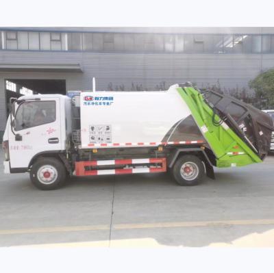 China 8280x2850x2350mm Camión de basura Dongfeng Camión de limpieza de latas de basura en venta