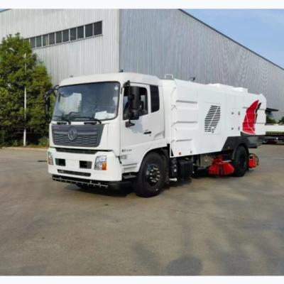 中国 Vacuum Road Sweeper Truck Street Cleaner Truck With 3850 Kg Curb Weight 販売のため