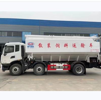 China Max Speed 90 Km/H Semi Trailer Bulk Feed Truck Efficient 7700*2500*3550mm for sale