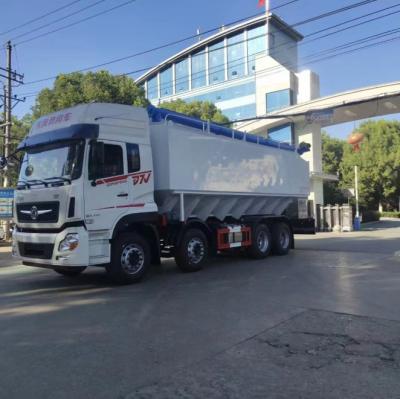 China Animal Food Transport Truck 7700*2500*3550mm Euro2 Bulk Feed Discharge Truck à venda