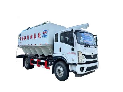 China Bulk Animal Feed Fodder Tank Transport Truck 7.00-16 Tyre 232/315 Kw / Hp for sale