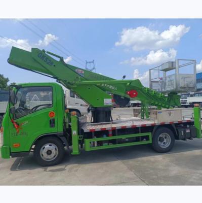 China Left Or Right Hand Drive Aerial Work Platform Truck with 1000x700x1250mm Bucket Size à venda