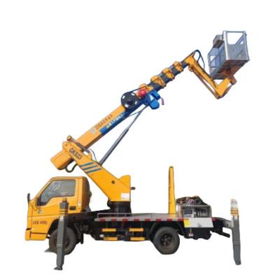 China 115hp 4x2 Drive Type High Lifting Platform Truck For Easy Operations for sale