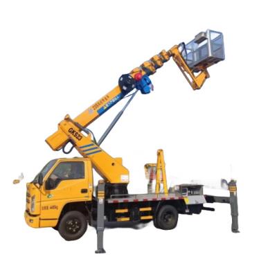 China 23meters Max Operation Height Aerial Work Platform Truck Bucket Size 1000x700x1250mm for sale