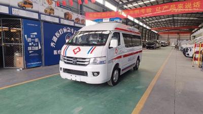 China Foton Ambulance Van 2800Kg Gross Weight Mobile Emergency Ambulance Car 4x2 for sale