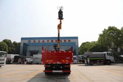 China 2023 3 Tons Mini Straight Telescopic Crane Truck Mounted Crane Max Speed 90 Km/H zu verkaufen