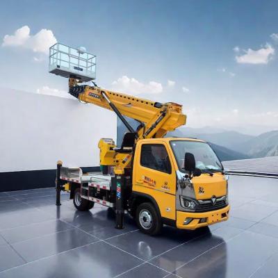 China china Foton 4*2 Aerial Work Truck 24 Meter Folding Arm 115HP Customized for sale