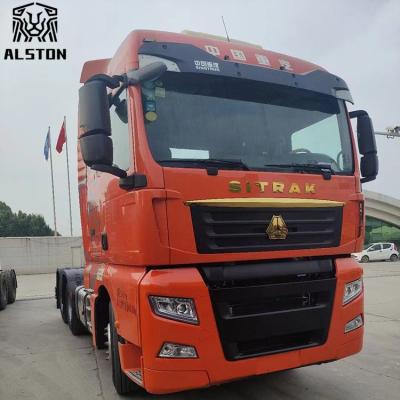 China Sinotruk Sitrak C7H 6x2 Tractor Truck 540 hp with Double Fuel Tanker for sale