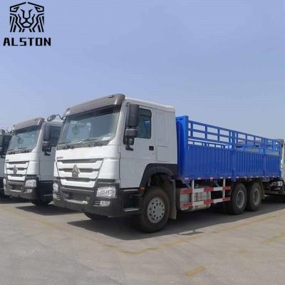China Sinotruk Howo Fence Cargo Truck , 371HP 10 Wheeler Cargo Truck for sale