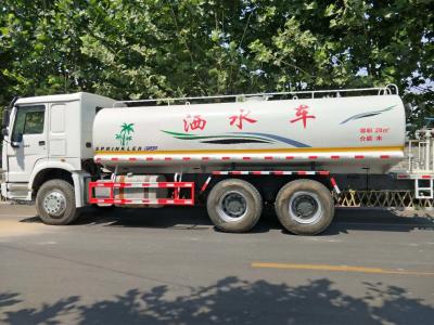 China Diesel Powered Howo Second Hand Water Tanker Trucks 6x4 5000 Gallon for sale