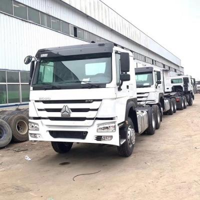 China 10 Wheeler Used Tractor Trucks, Howo 371 6x4 utilizaron la cabeza del remolque en venta