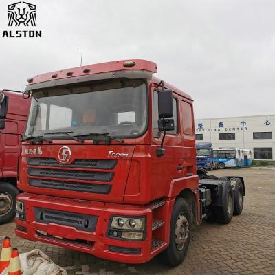 China Red Shacman F3000 6x4 Tractor Truck , Used Tractor Trailer Trucks for sale