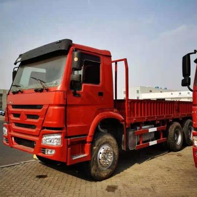 China Used 6x4 Sidewall Fence Dropside Howo Cargo Truck for sale
