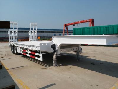 China 2 Axle Heavy Duty Gooseneck Low Bed Trailer 40T 50T 60T for sale