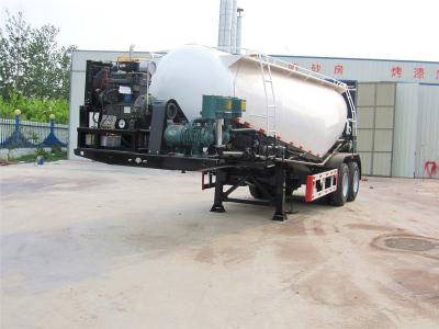 China 2 Axle Bulk Cement Tanker Semi Trailer 45 Cubic Meters for sale
