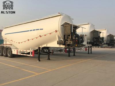 China 3 Axle Flour Cement Bulk Powder Tanker-Anhänger 32 50 60 CBM zu verkaufen