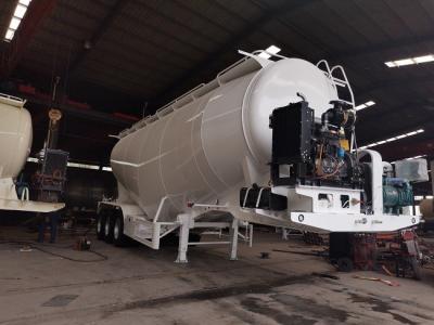 China CCC Bulk Cement Trailer , 3 Axle Fly Ash Tanker Trailer for sale