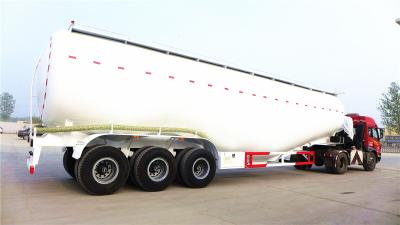 China Triple Axle 50 Ton Bulk Cement Trailer , Bulk Cement Semi Trailer for sale