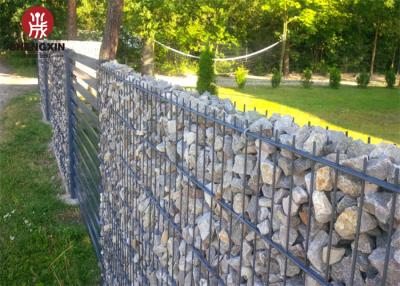 China Welded 10m Length Gabion Wall Baskets Galvanized Wire Retaining Wall With Lid for sale