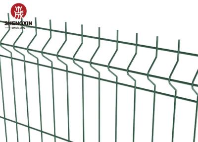 China PVC Coated 50x200mm Welded Wire Mesh Fence Curve 3D Galvanized for sale