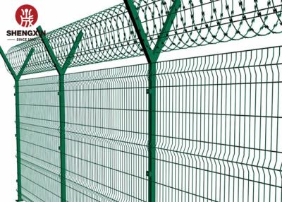 China Parks 55x100mm Metal Wire Fence 3 Fold 3D Panel for sale