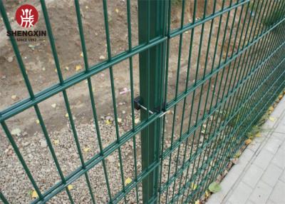 China Embedded Installation Steel Fence Panels Post OD 40x60mm Barbed Wire Fence for sale
