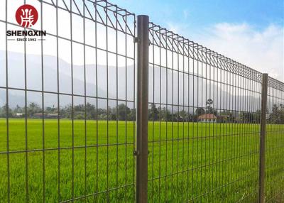 China White Color No Sharp BRC Mesh Fence Hot Dipped Galvanised for sale