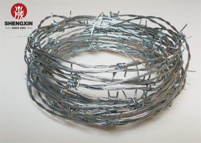China 50 Kg/Roll 12 Gauge Barbed Galvanized Razor Wire 450mm Od for sale