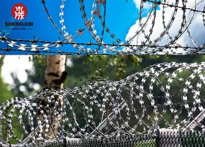 China Safety 960mm Hot Dip Galvanized Razor Wire For Protection for sale
