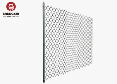 China Knuckled Edge 50x50mm Chain Link Mesh Fence Security Isolation Type for sale