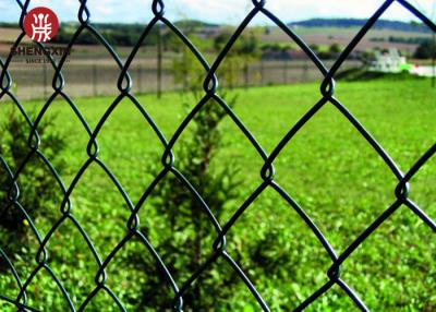 China Anti Static 50x50mm Chain Link Wire Fence For Airport Road Stadium for sale