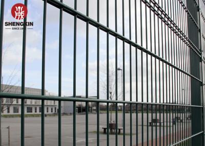 China Gates Steel Metal Boundary Double Wire Fence Powder Coated Barrier for sale