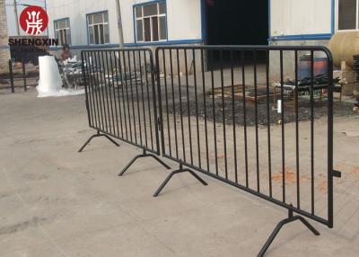 China Galvanized Road Safety 1x2m Crowd Control Barrier Metal For Pedestrian for sale
