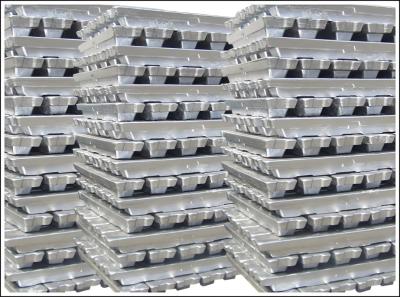 China ADC12 Aluminum Alloy Ingot AL99.9 ASTM DIN for sale
