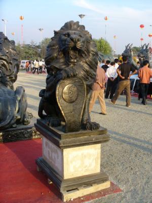China One pair of Lions sculpture from China for sale