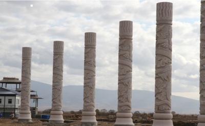 China 56pcs national stone columns for Northeast of China for sale