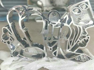 China mirror polished stainless steel sculpture for art studio  ,China stainless steel Sculpture supplier for sale