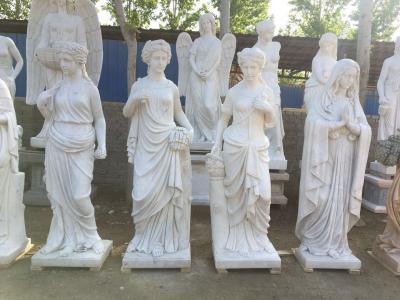 China Indoor grace lady marble sculptures park marble stone statues ,China stone carving Sculpture supplier for sale