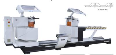China 5-axis CNC double head cutting saw for sale
